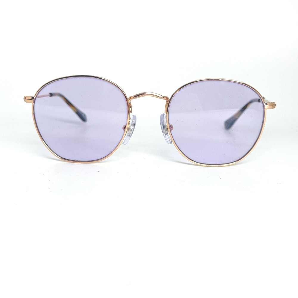Ray-Ban RB‎ 9572V 4089 48-19 130 Rose Gold Purple Round Eyeglasses Kids Juniors